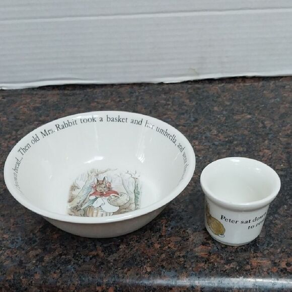 Peter Rabbit Bowl and Cup Set - Picture 1 of 4